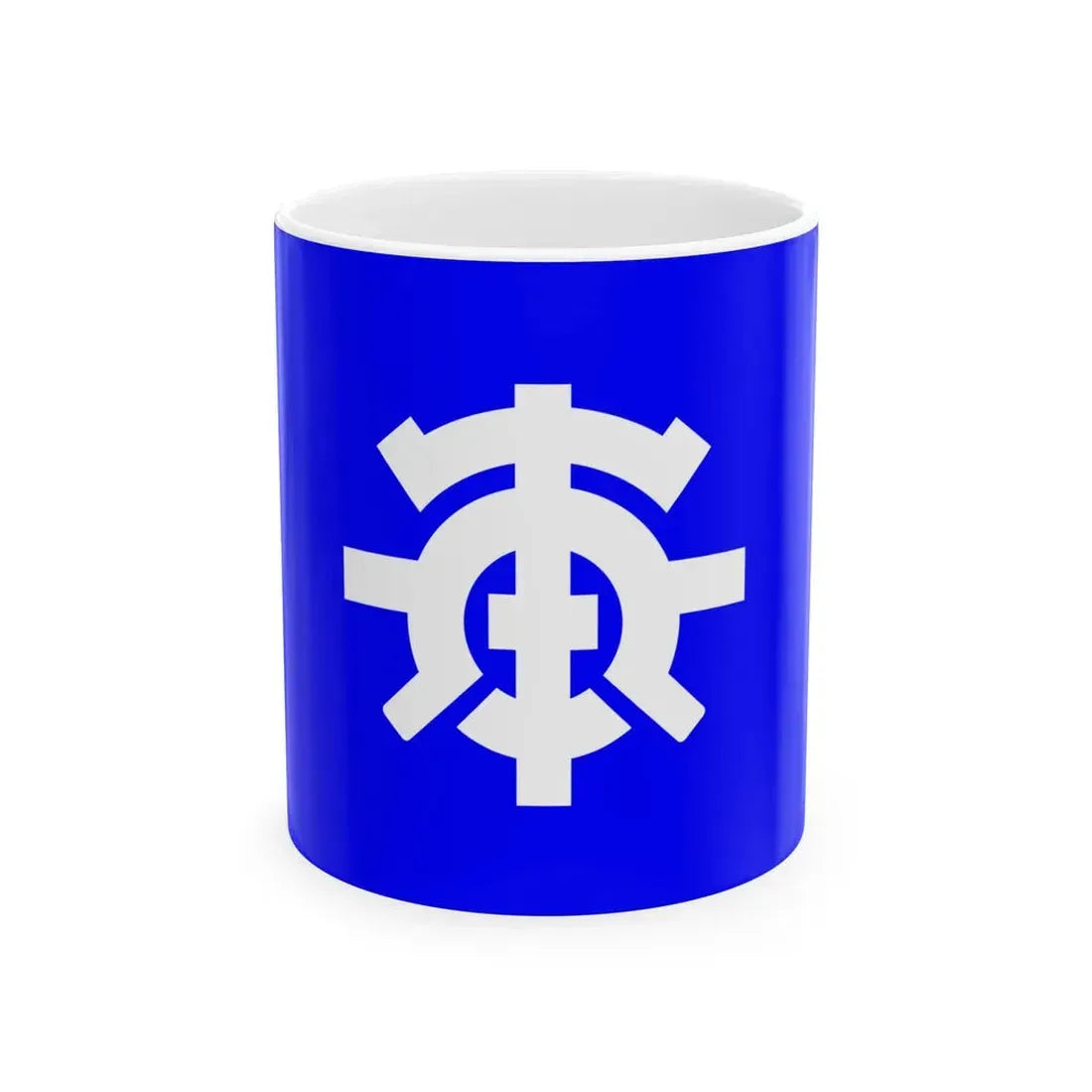 Flag of Urayasu Chiba 1909-1991 (Japan) White Coffee Mug 11oz - Go Mug Yourself
