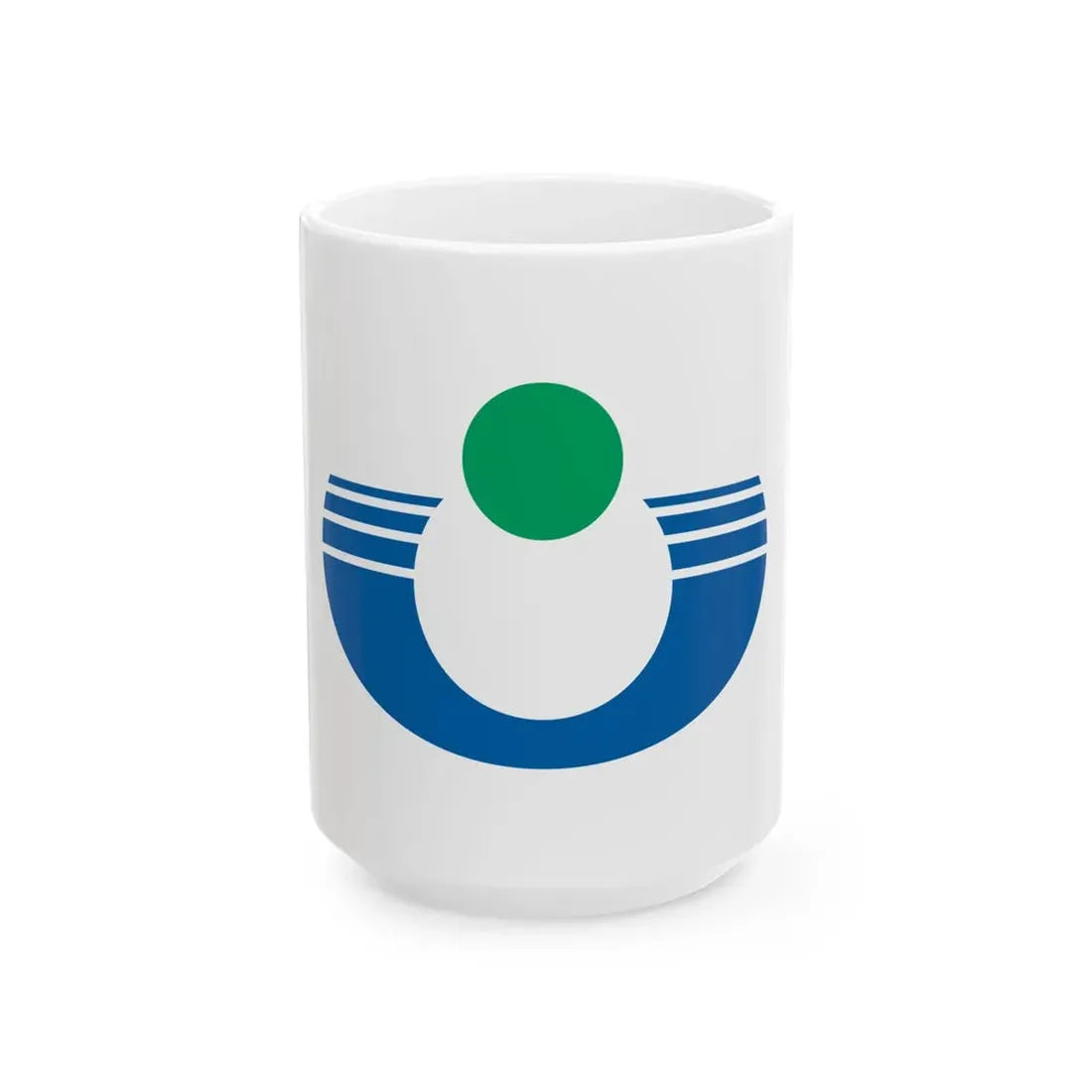 Flag of Urayasu Chiba (Japan) White Coffee Mug 15oz - Go Mug Yourself