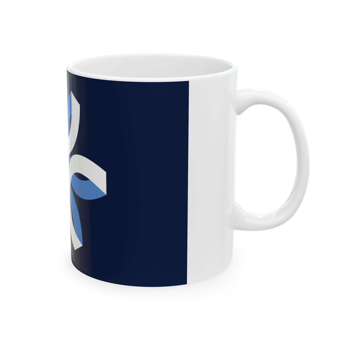 Flag of Urbandale Iowa (United States) White Coffee Mug-Go Mug Yourself