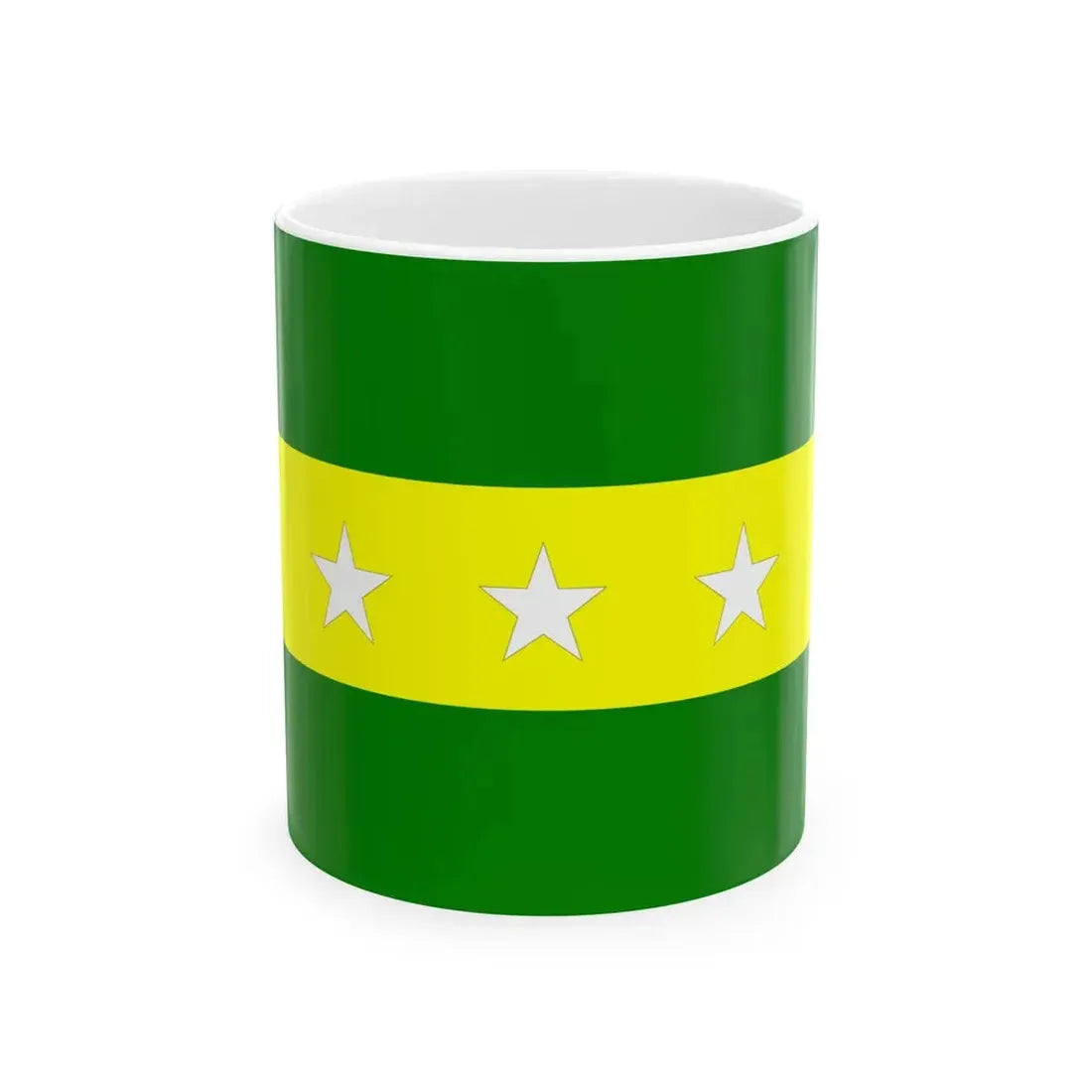 Flag of Urbina Jado (Ecuador) White Coffee Mug 11oz - Go Mug Yourself