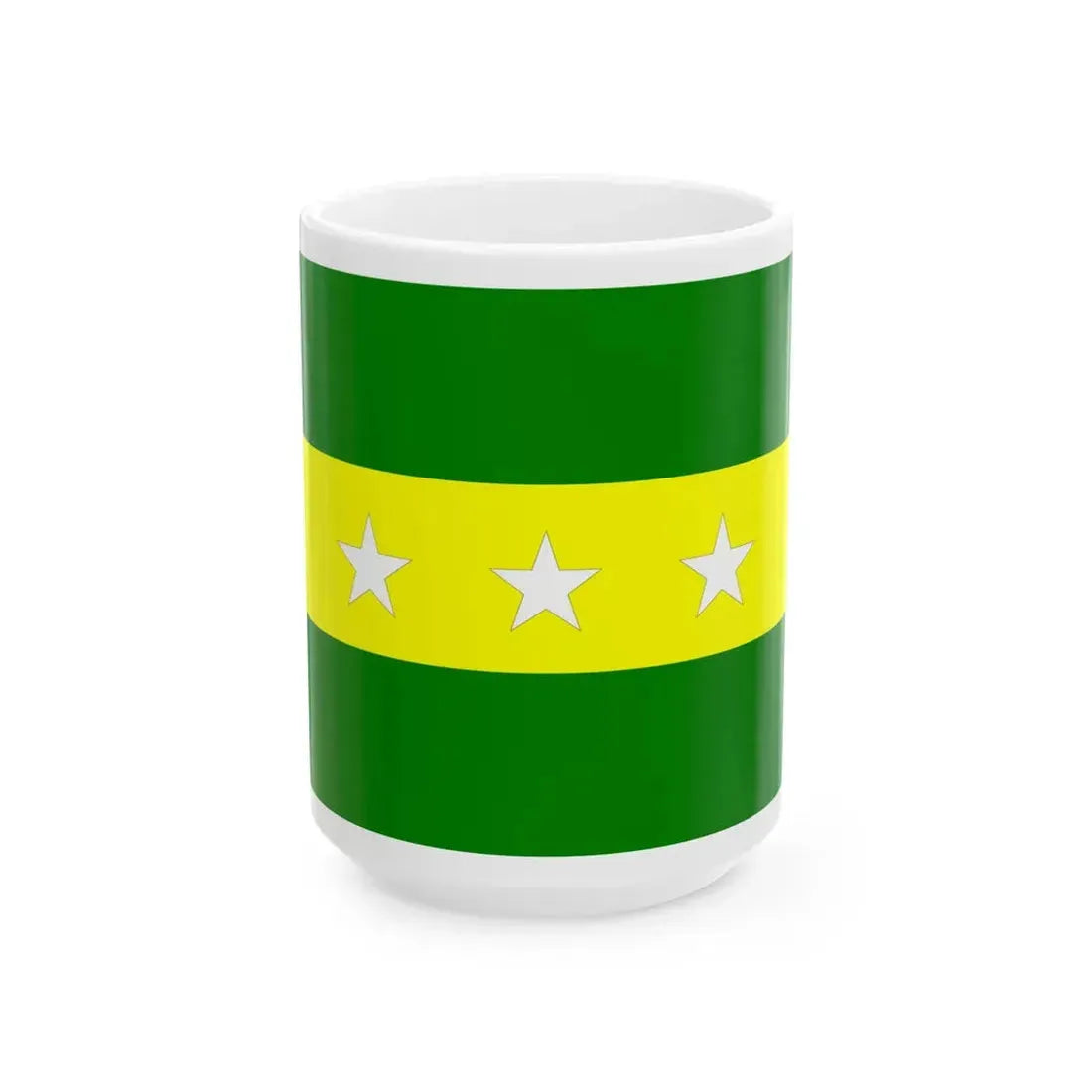 Flag of Urbina Jado (Ecuador) White Coffee Mug 15oz - Go Mug Yourself