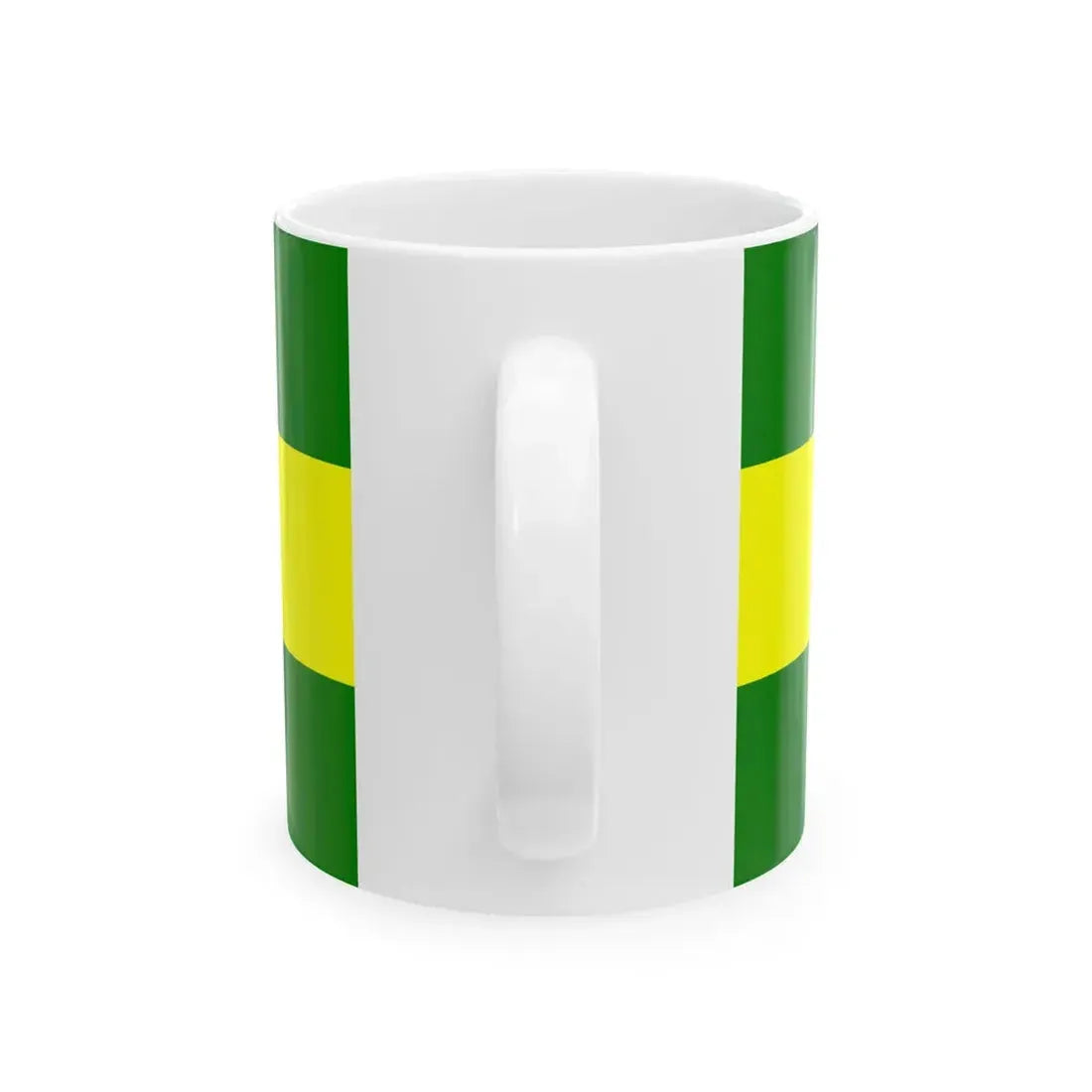 Flag of Urbina Jado (Ecuador) White Coffee Mug - Go Mug Yourself