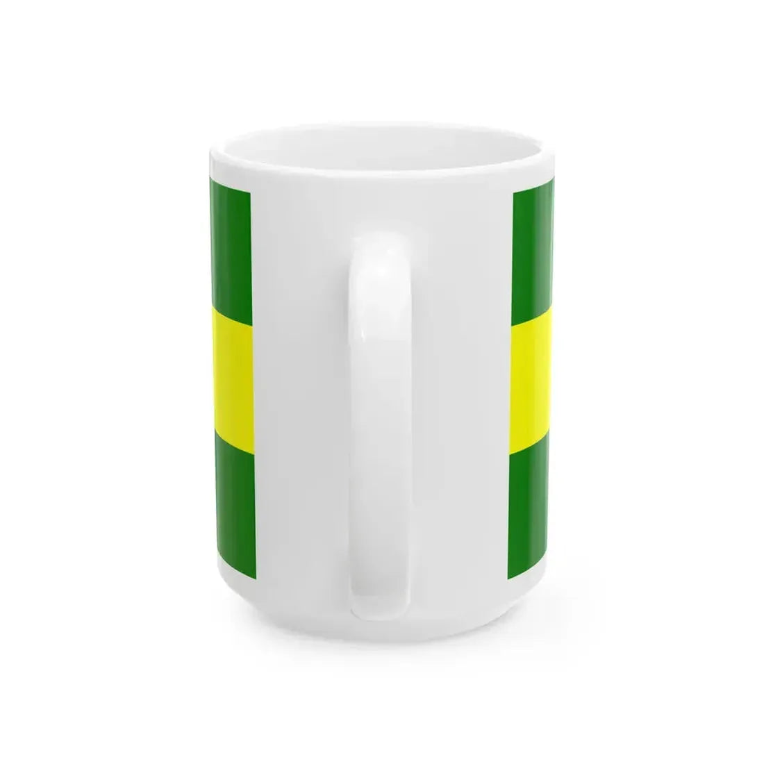 Flag of Urbina Jado (Ecuador) White Coffee Mug - Go Mug Yourself