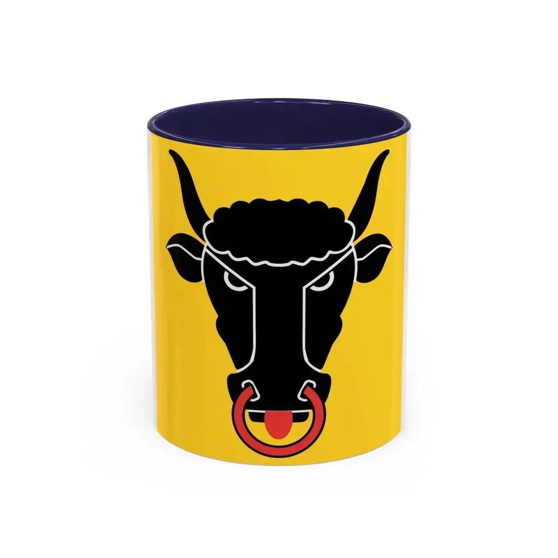 Flag of Uri Switzerland - Accent Coffee Mug 11oz Navy - Go Mug Yourself