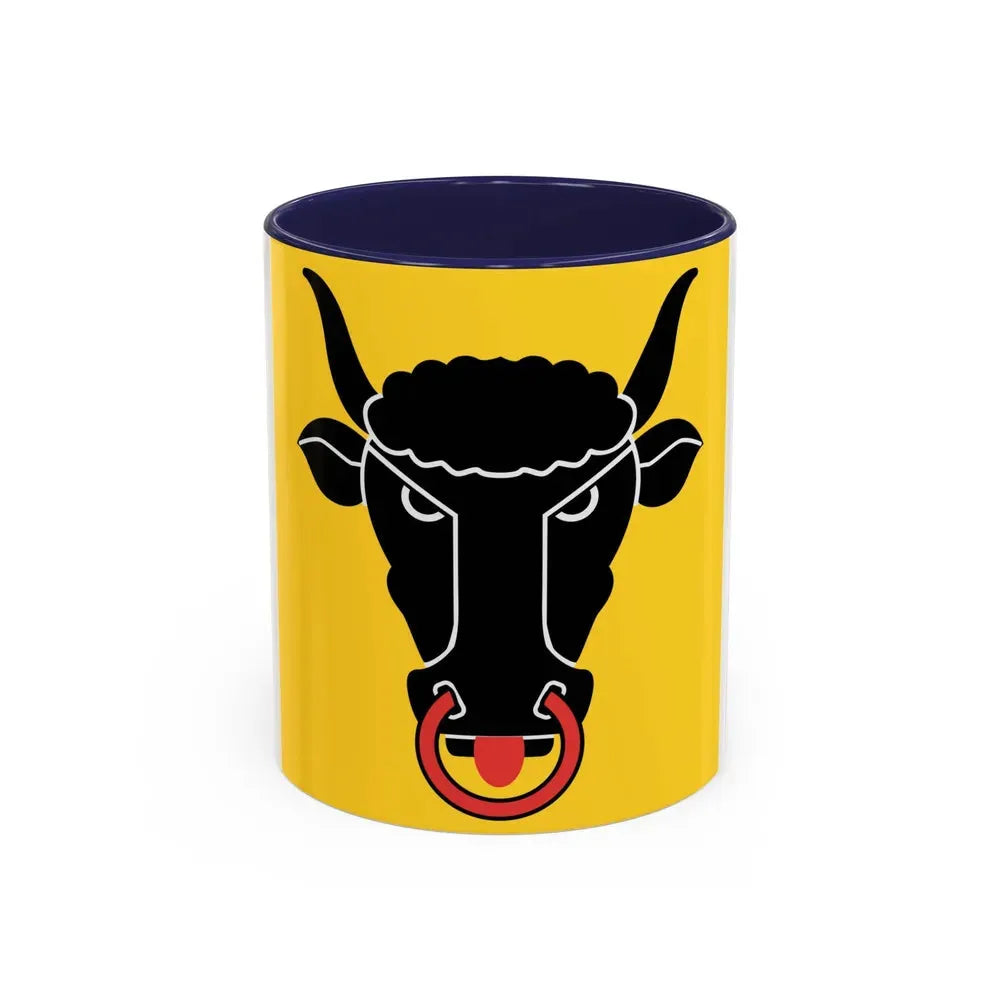 Flag of Uri Switzerland - Accent Coffee Mug 11oz Navy - Go Mug Yourself