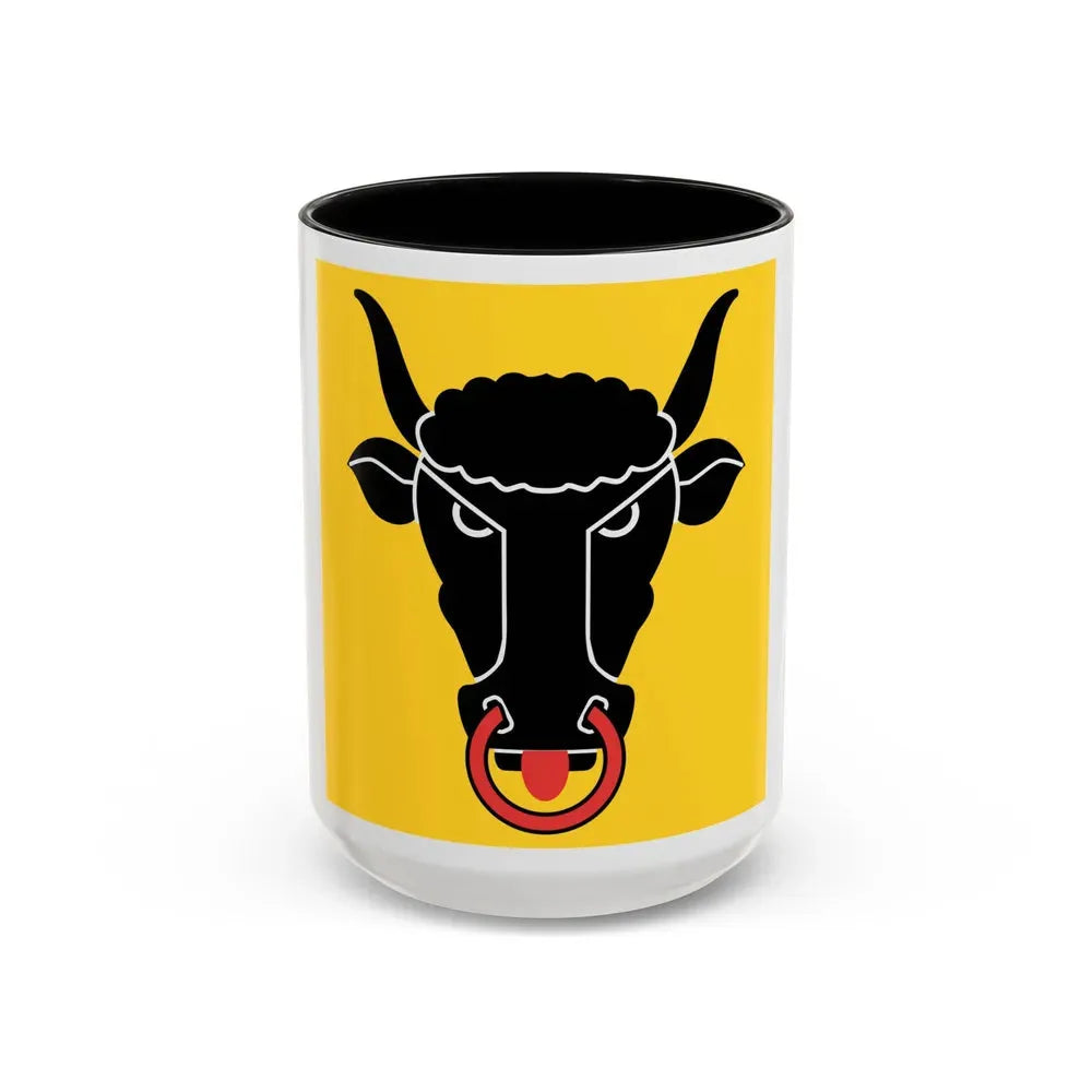 Flag of Uri Switzerland - Accent Coffee Mug 15oz Black - Go Mug Yourself