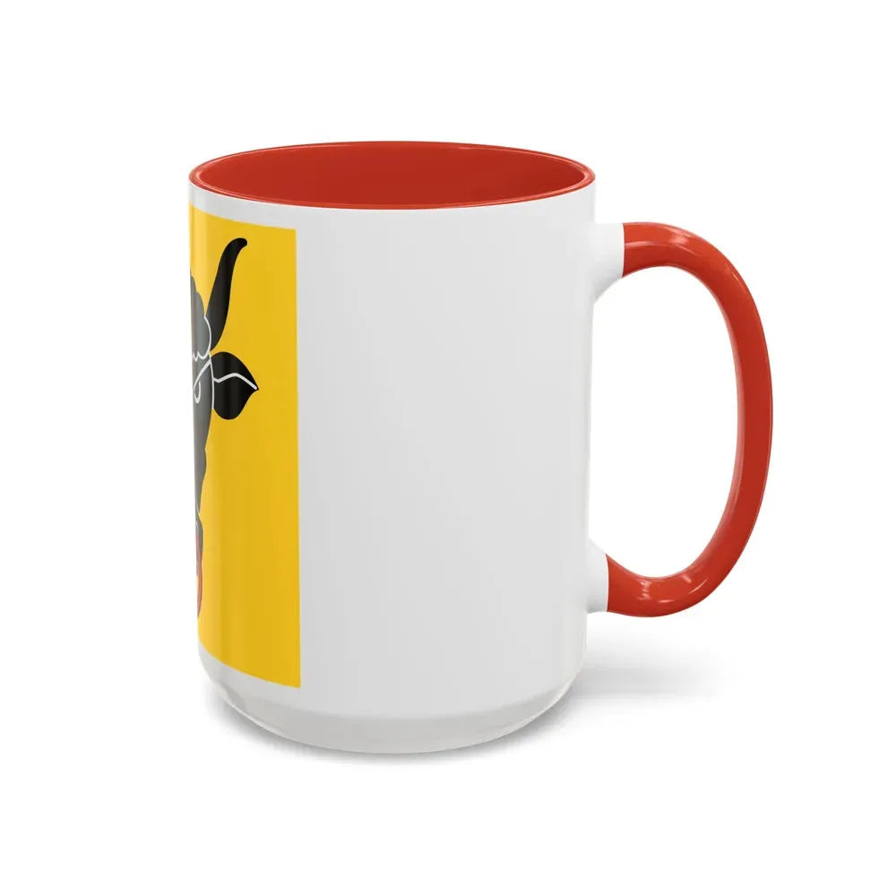 Flag of Uri Switzerland - Accent Coffee Mug - Go Mug Yourself