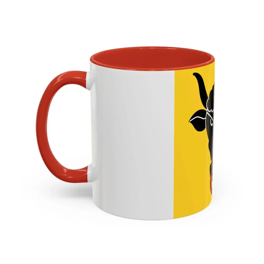 Flag of Uri Switzerland - Accent Coffee Mug - Go Mug Yourself
