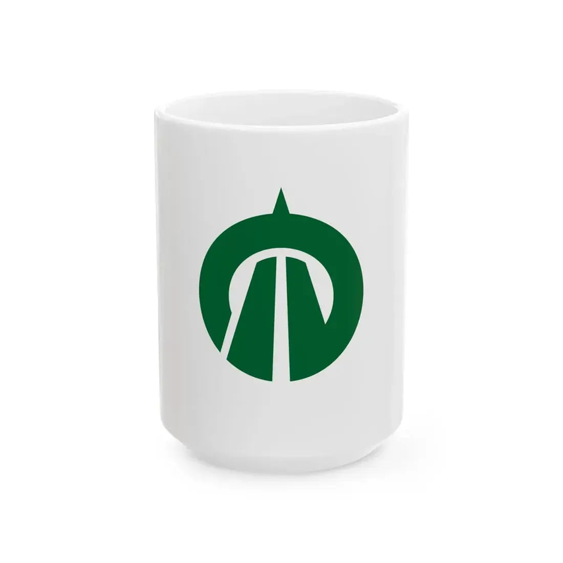 Flag of Urugi Nagano (Japan) White Coffee Mug 15oz - Go Mug Yourself