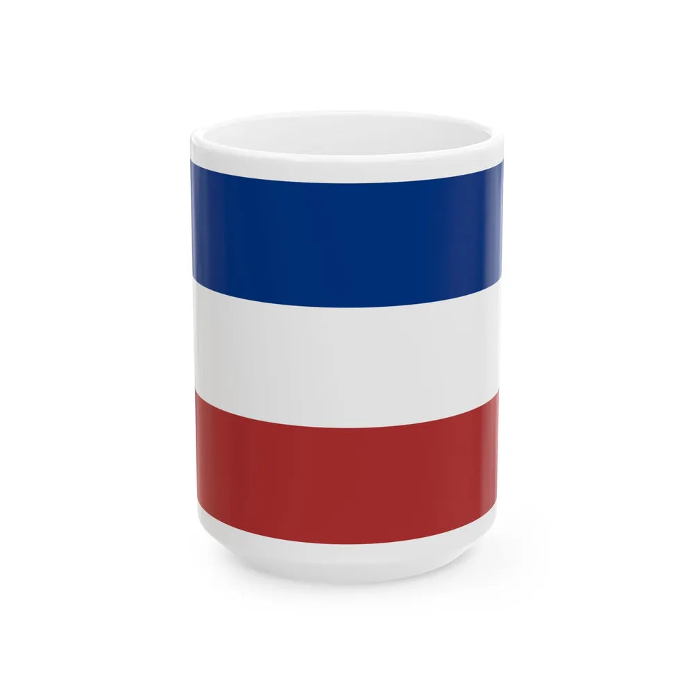 Flag of Uruguay 1825-1828 (Argentina) White Coffee Mug 15oz - Go Mug Yourself
