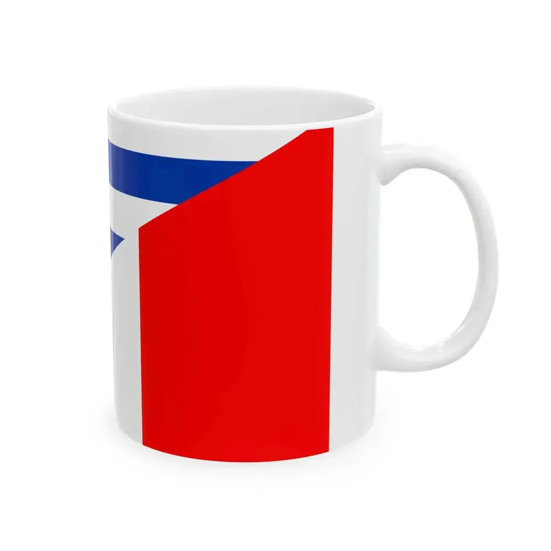 Flag of Uruguay and France (France) White Coffee Mug - Go Mug Yourself