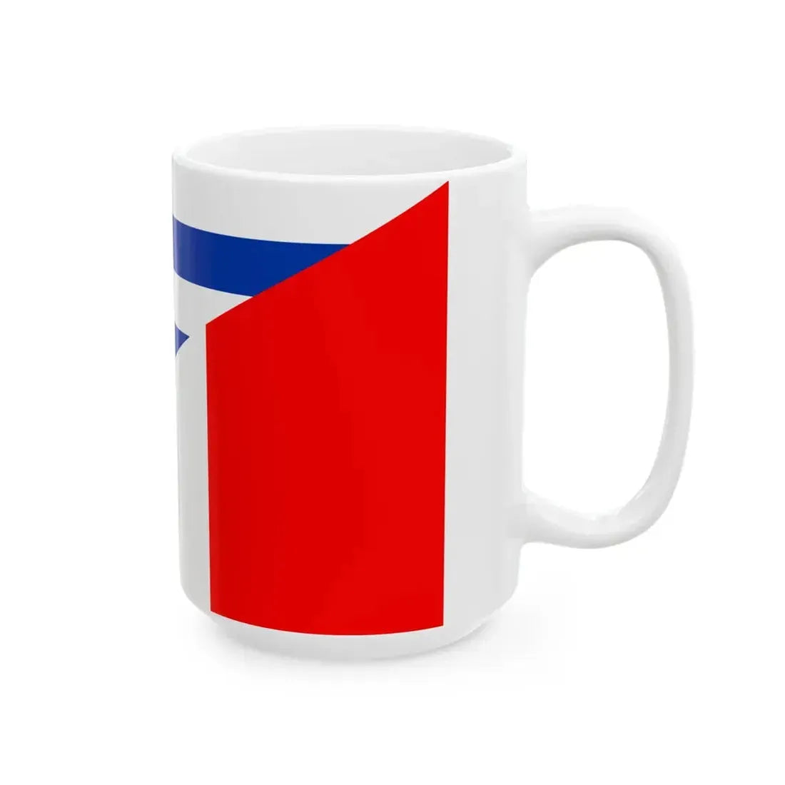 Flag of Uruguay and France (France) White Coffee Mug - Go Mug Yourself