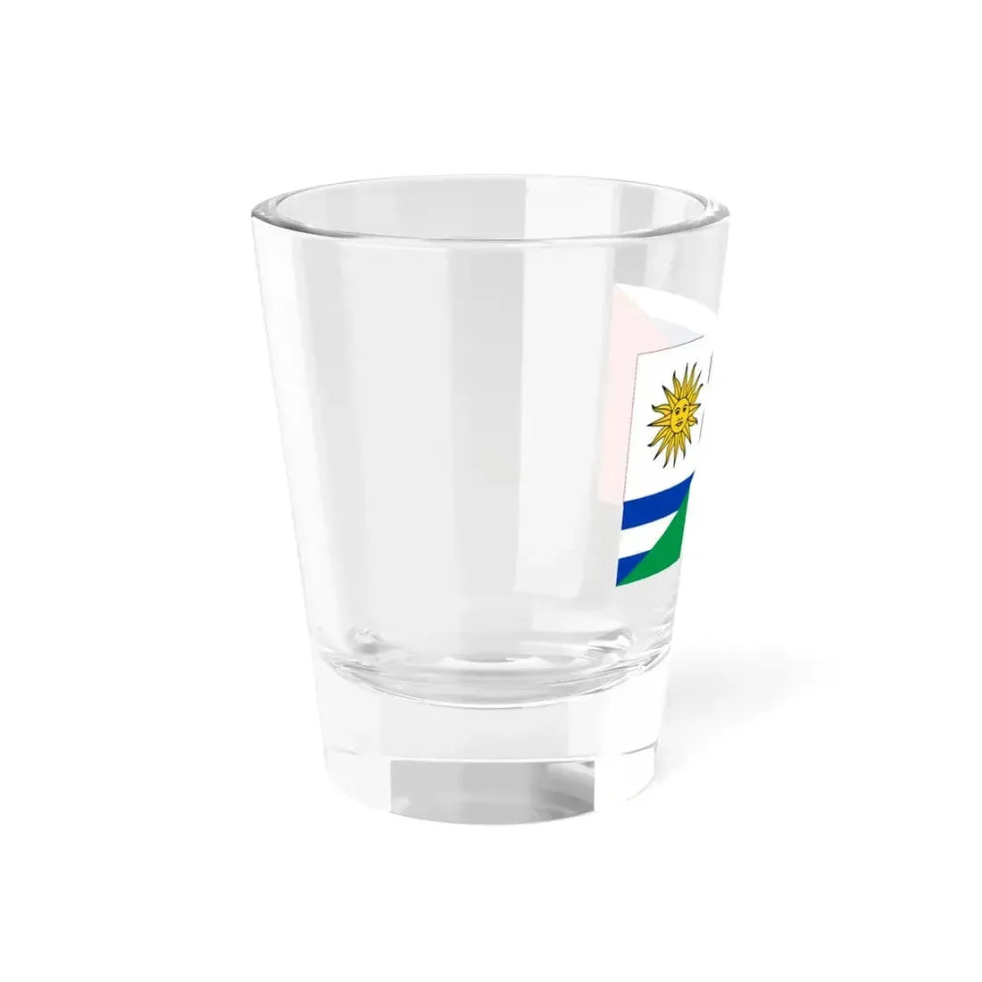 Flag of Uruguay and Italy (Italy) Shot Glass 1.5oz - Go Mug Yourself
