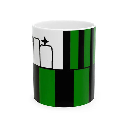 Flag of US Sassuolo Calcio (Italy) White Coffee Mug 11oz - Go Mug Yourself