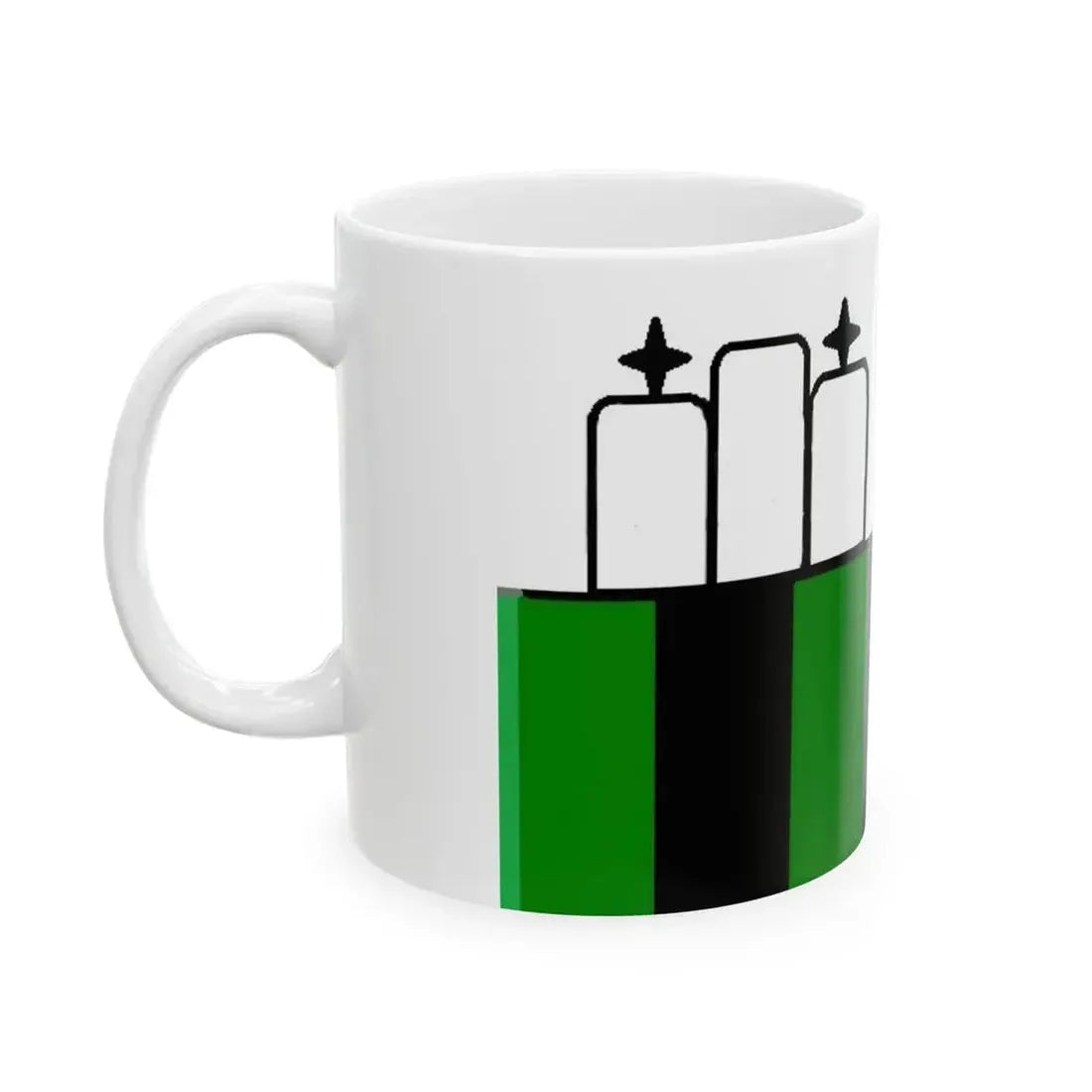 Flag of US Sassuolo Calcio (Italy) White Coffee Mug - Go Mug Yourself