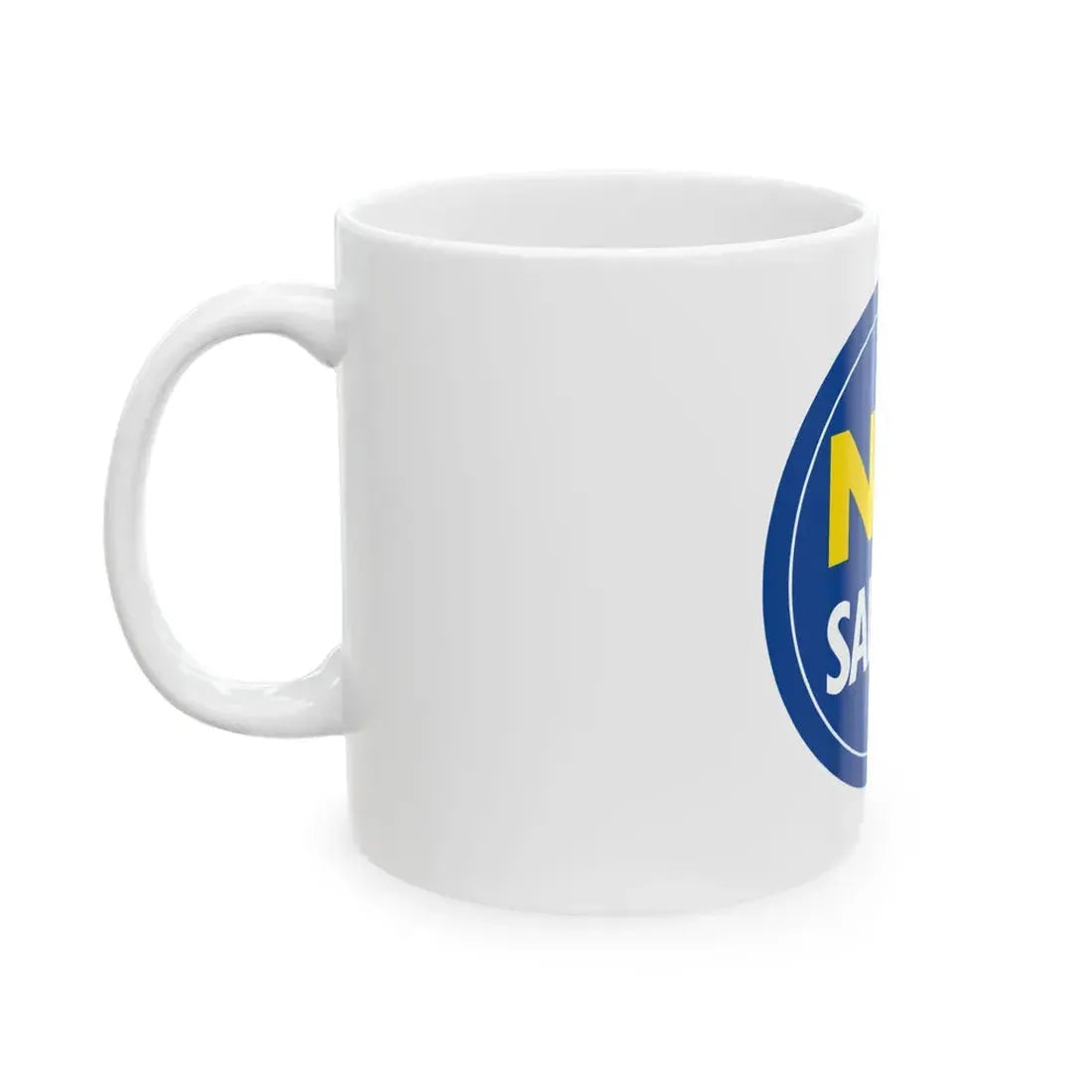 Flag of Us with Salvini (Italy) White Coffee Mug - Go Mug Yourself