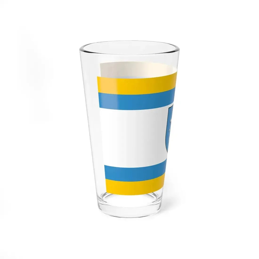 Flag of Ustka Poland - Pint Glass 16oz - Go Mug Yourself