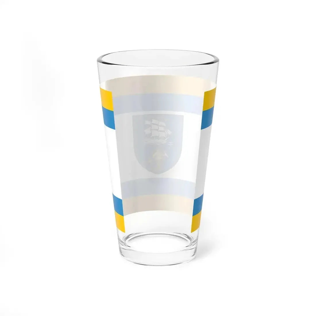 Flag of Ustka Poland - Pint Glass 16oz - Go Mug Yourself