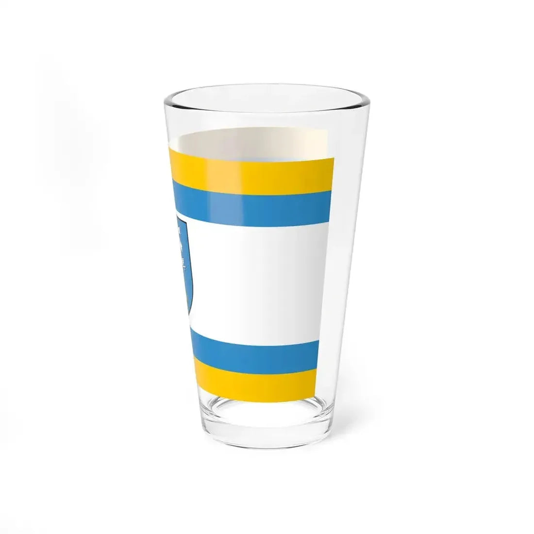 Flag of Ustka Poland - Pint Glass 16oz - Go Mug Yourself