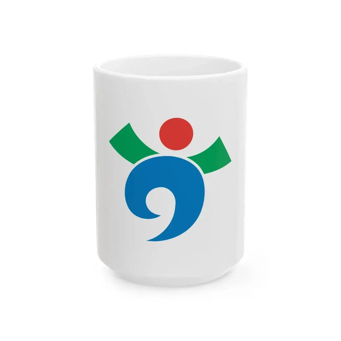 Flag of Usuki Oita (Japan) White Coffee Mug 15oz - Go Mug Yourself