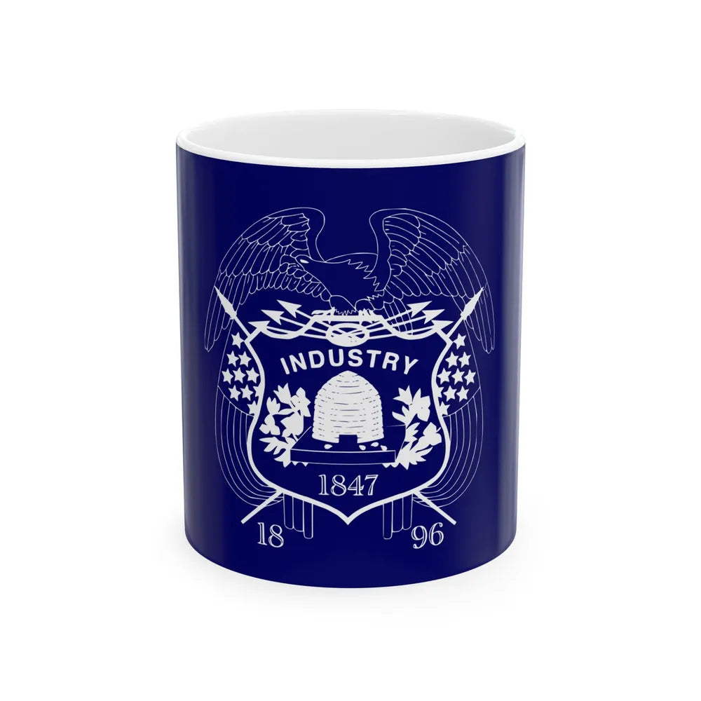 Flag of Utah 1903-1904 (United States) White Coffee Mug 11oz - Go Mug Yourself