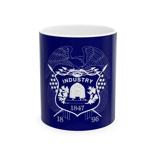 Flag of Utah 1903-1904 (United States) White Coffee Mug 11oz - Go Mug Yourself