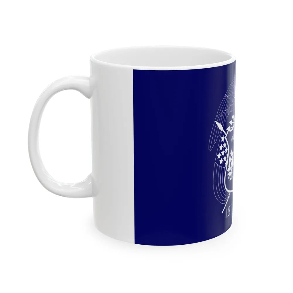 Flag of Utah 1903-1904 (United States) White Coffee Mug - Go Mug Yourself