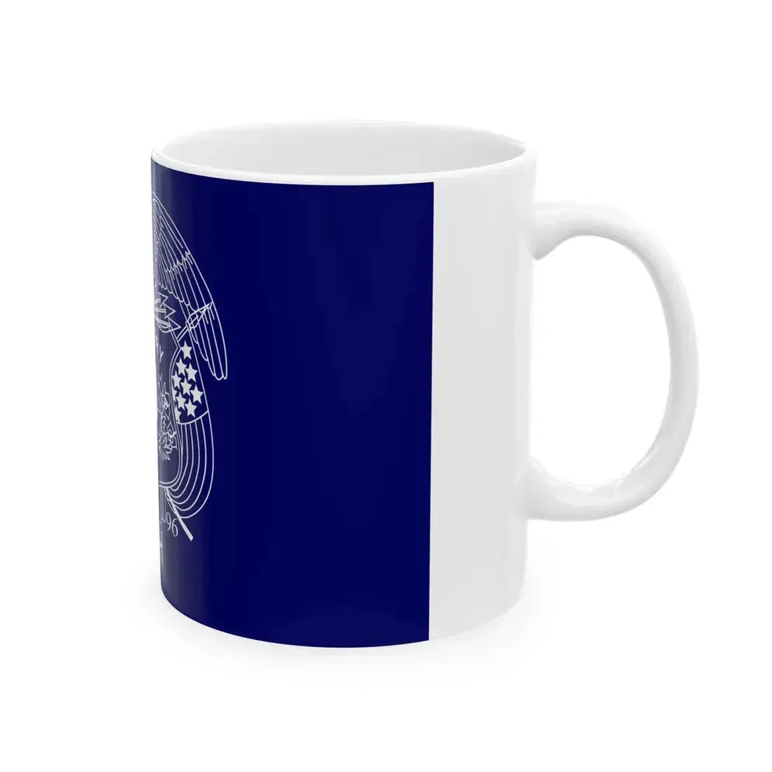 Flag of Utah 1904-1911 (United States) White Coffee Mug - Go Mug Yourself