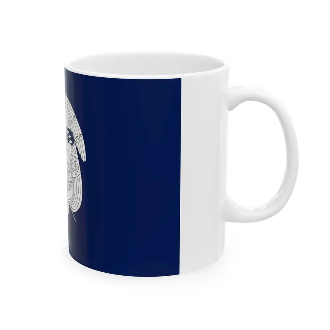 Flag of Utah 1911-1913 (United States) White Coffee Mug - Go Mug Yourself