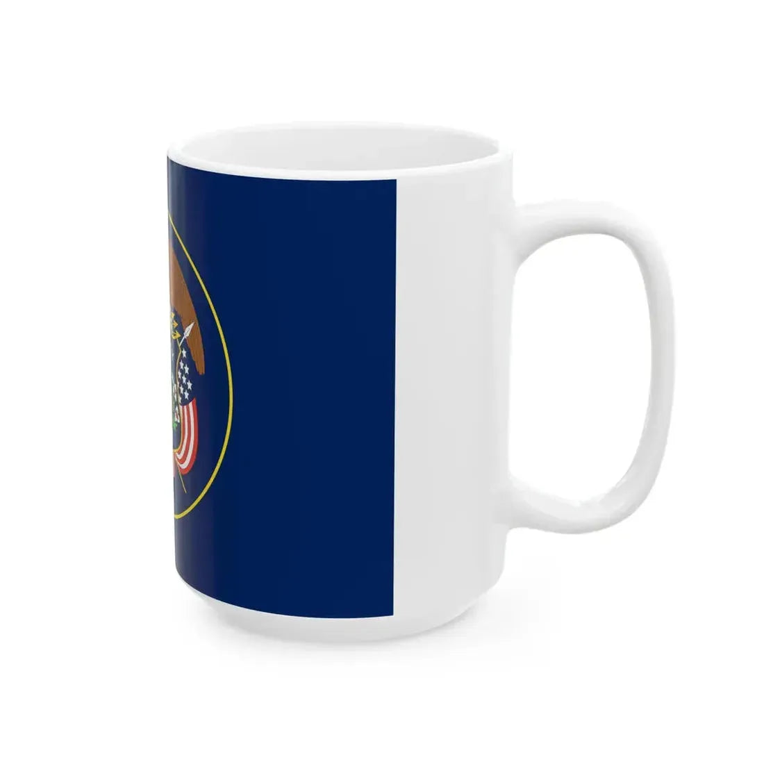 Flag of Utah 1922-2011 (United States) White Coffee Mug - Go Mug Yourself