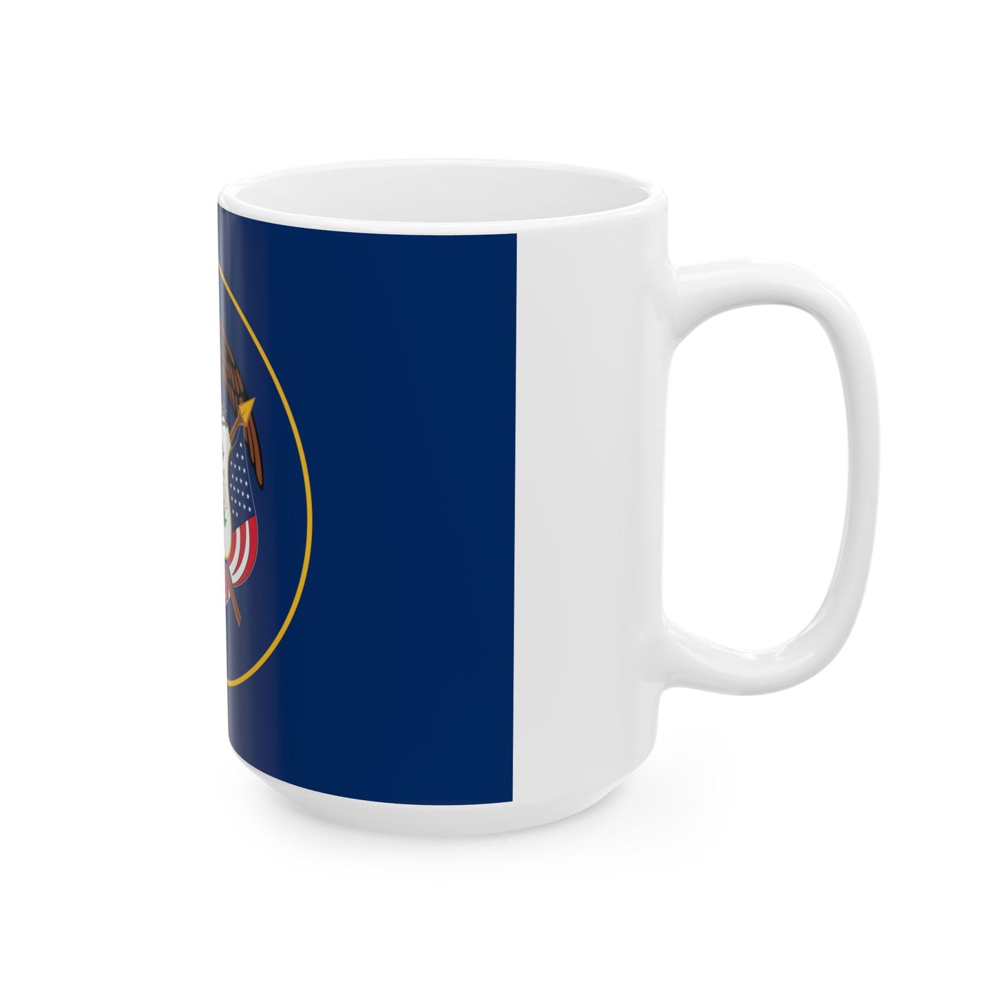Flag of Utah 2011-2024 3-2 (United States) White Coffee Mug-Go Mug Yourself