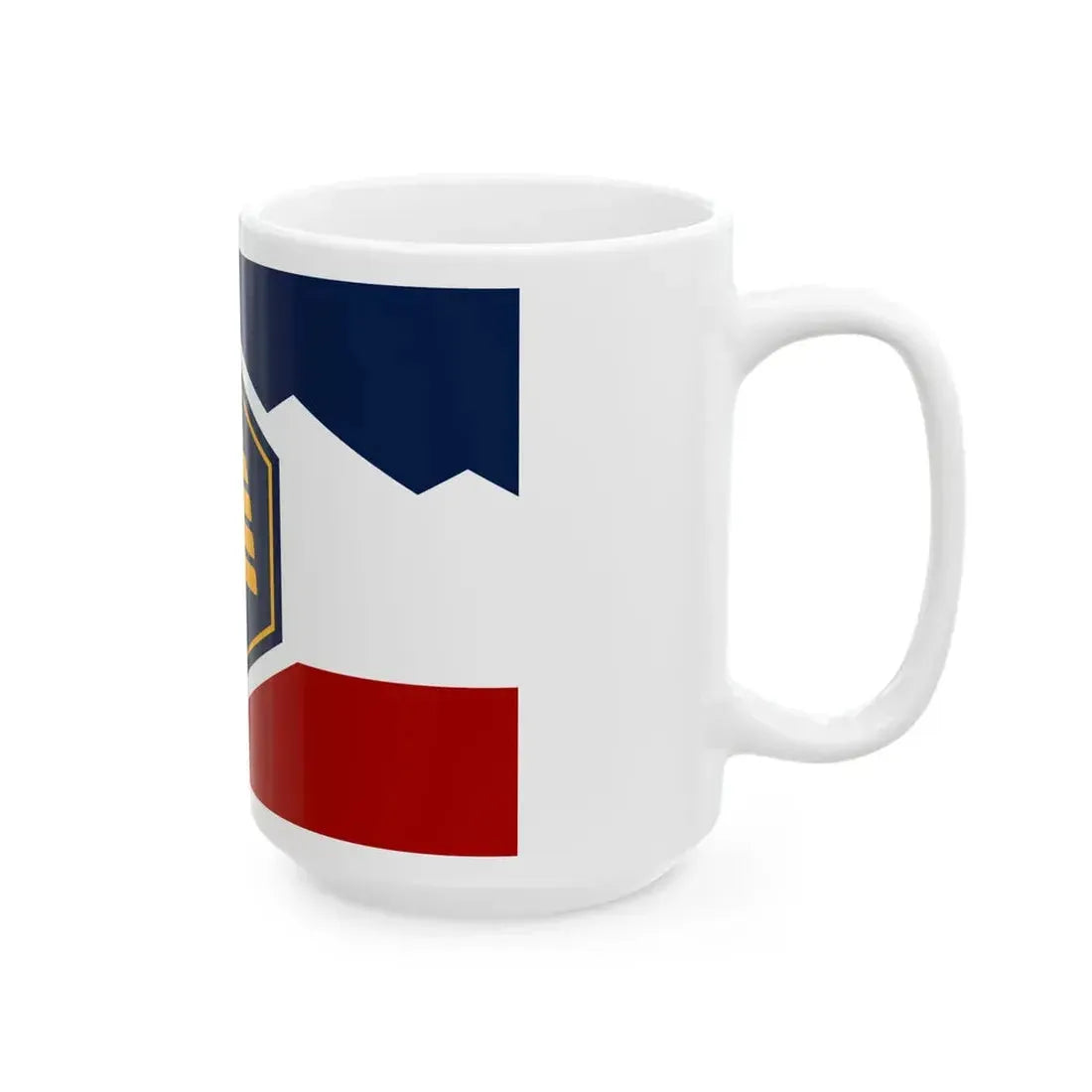 Flag of Utah 3-2 (United States) White Coffee Mug - Go Mug Yourself