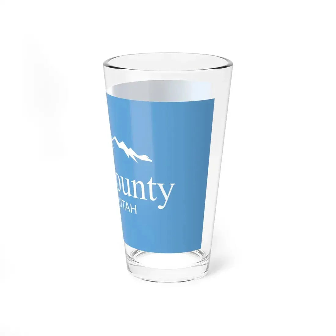 Flag of Utah County Utah (United States) Pint Glass 16oz - Go Mug Yourself