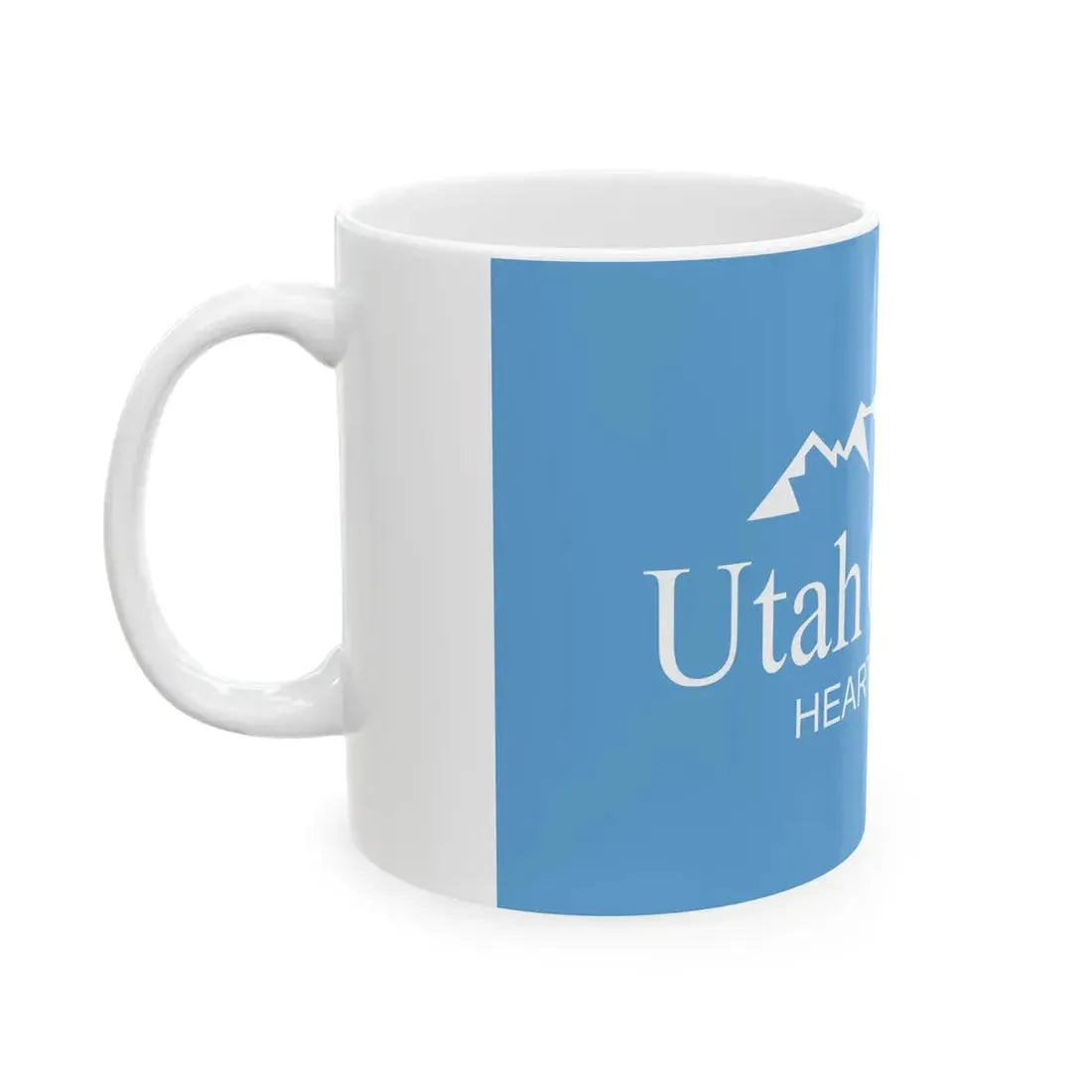 Flag of Utah County Utah (United States) White Coffee Mug - Go Mug Yourself