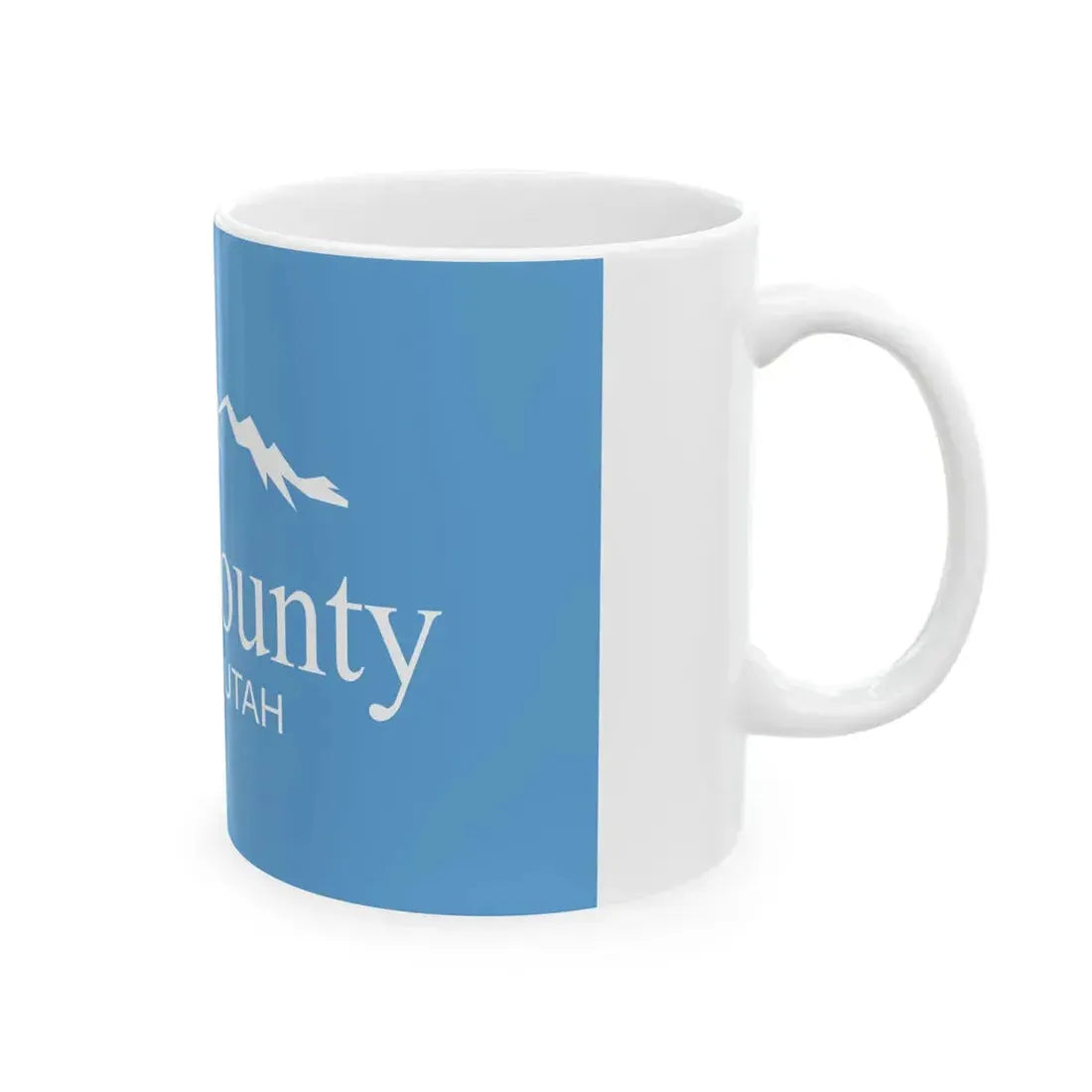 Flag of Utah County Utah (United States) White Coffee Mug - Go Mug Yourself