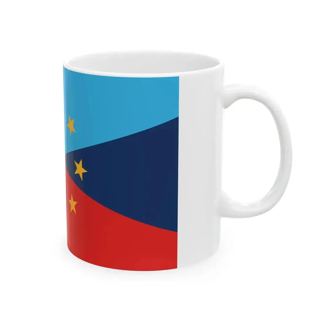 Flag of Utah semifinalist 1 (United States) White Coffee Mug - Go Mug Yourself