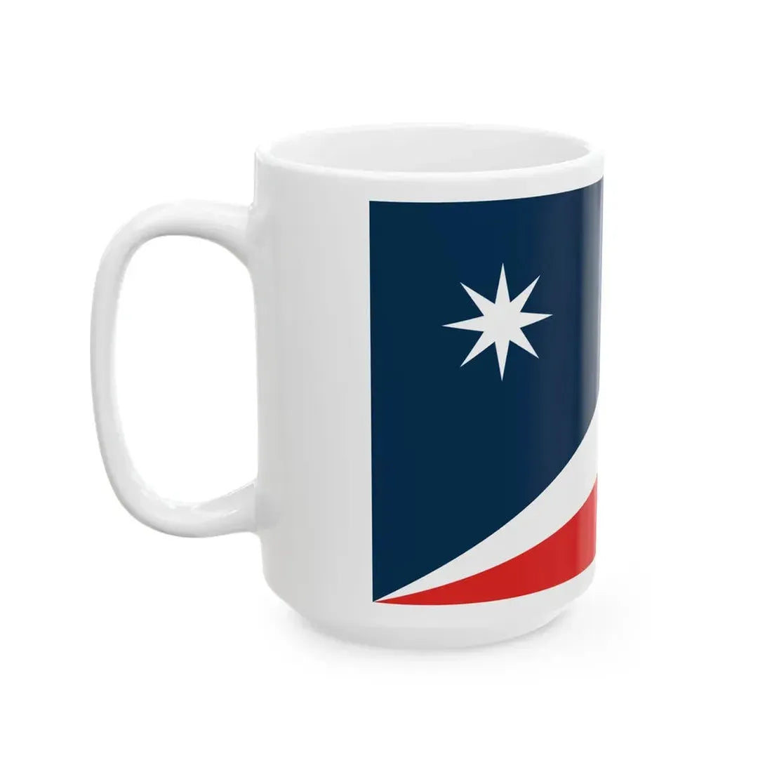Flag of Utah semifinalist 3 (United States) White Coffee Mug - Go Mug Yourself