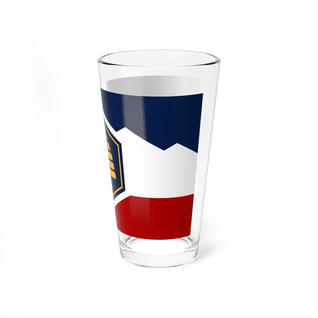 Flag of Utah (United States) Pint Glass 16oz - Go Mug Yourself