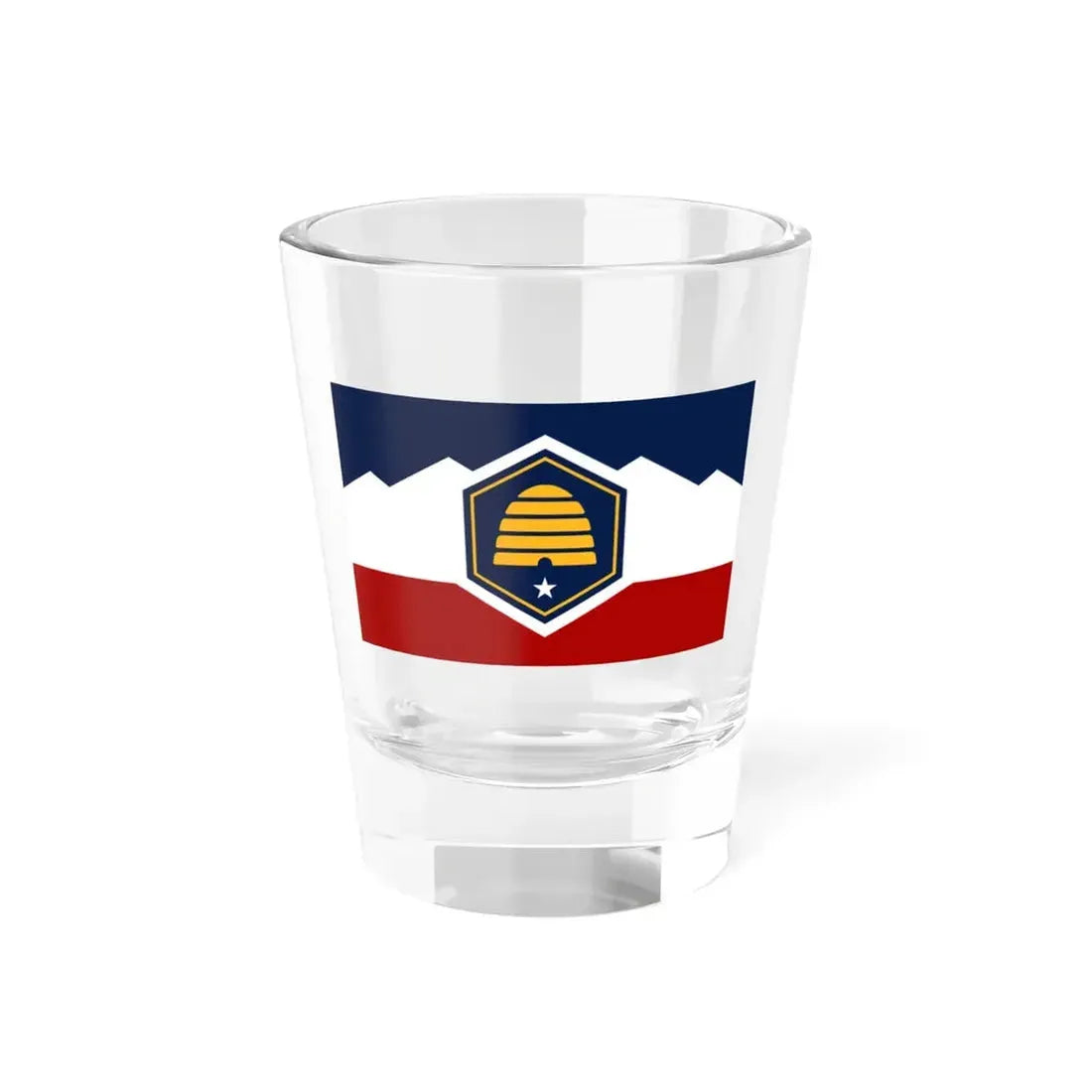 Flag of Utah (United States) Shot Glass 1.5oz 1.5oz - Go Mug Yourself