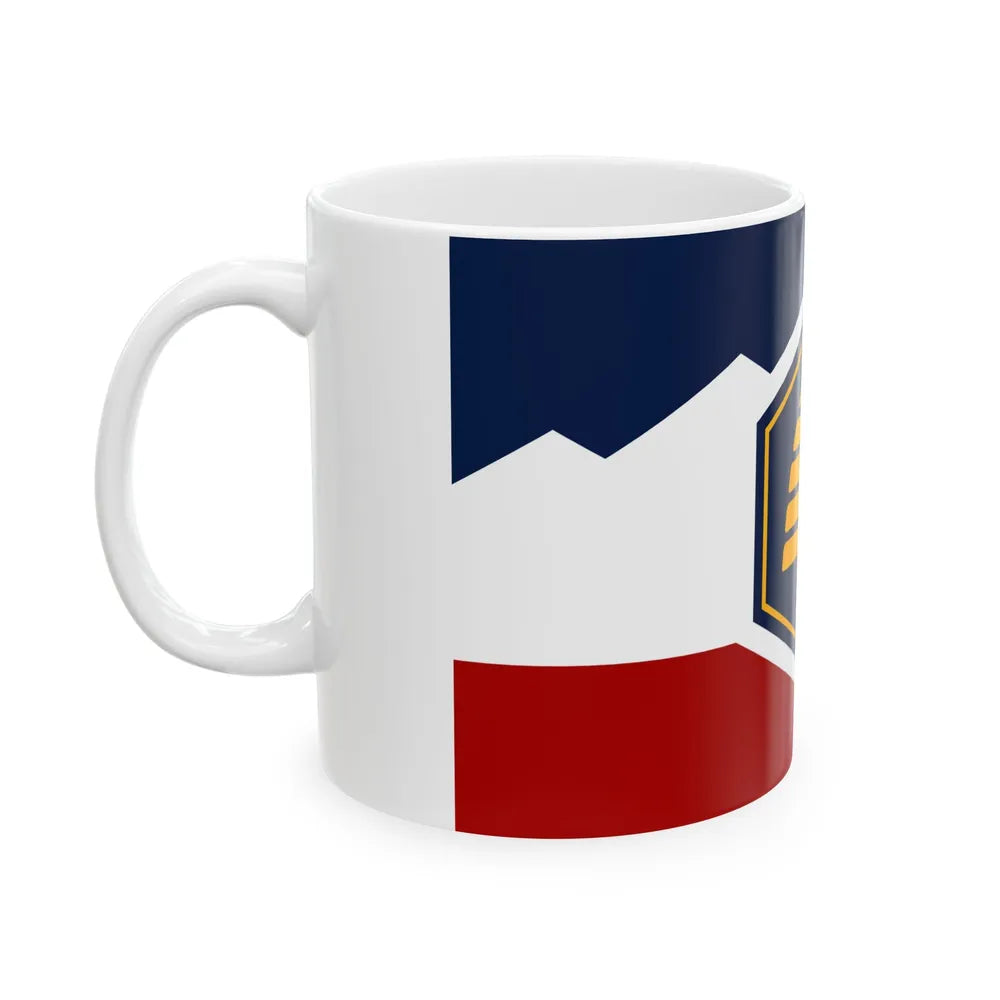 Flag of Utah (United States) White Coffee Mug - Go Mug Yourself