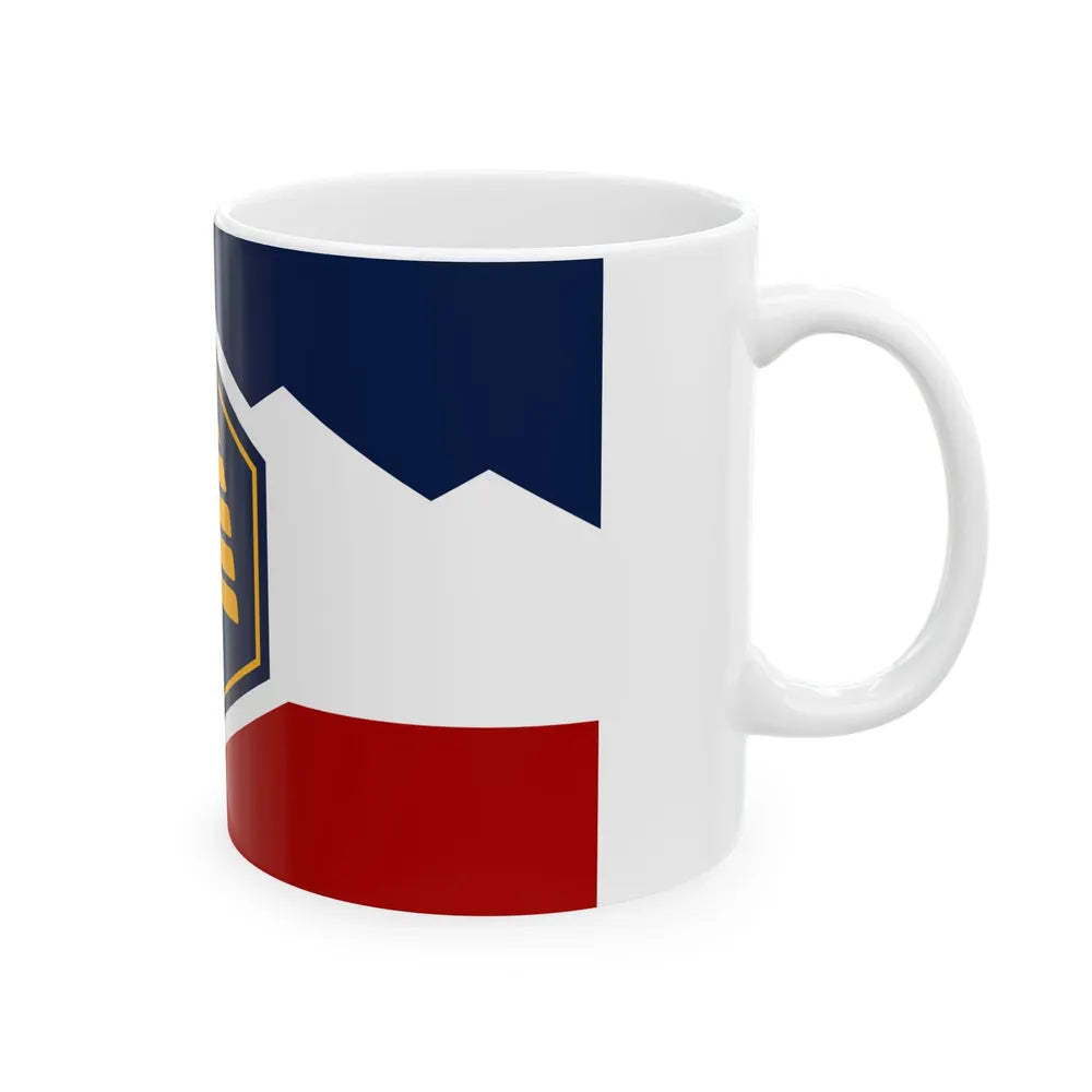 Flag of Utah (United States) White Coffee Mug - Go Mug Yourself