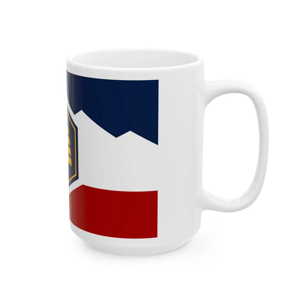 Flag of Utah (United States) White Coffee Mug - Go Mug Yourself