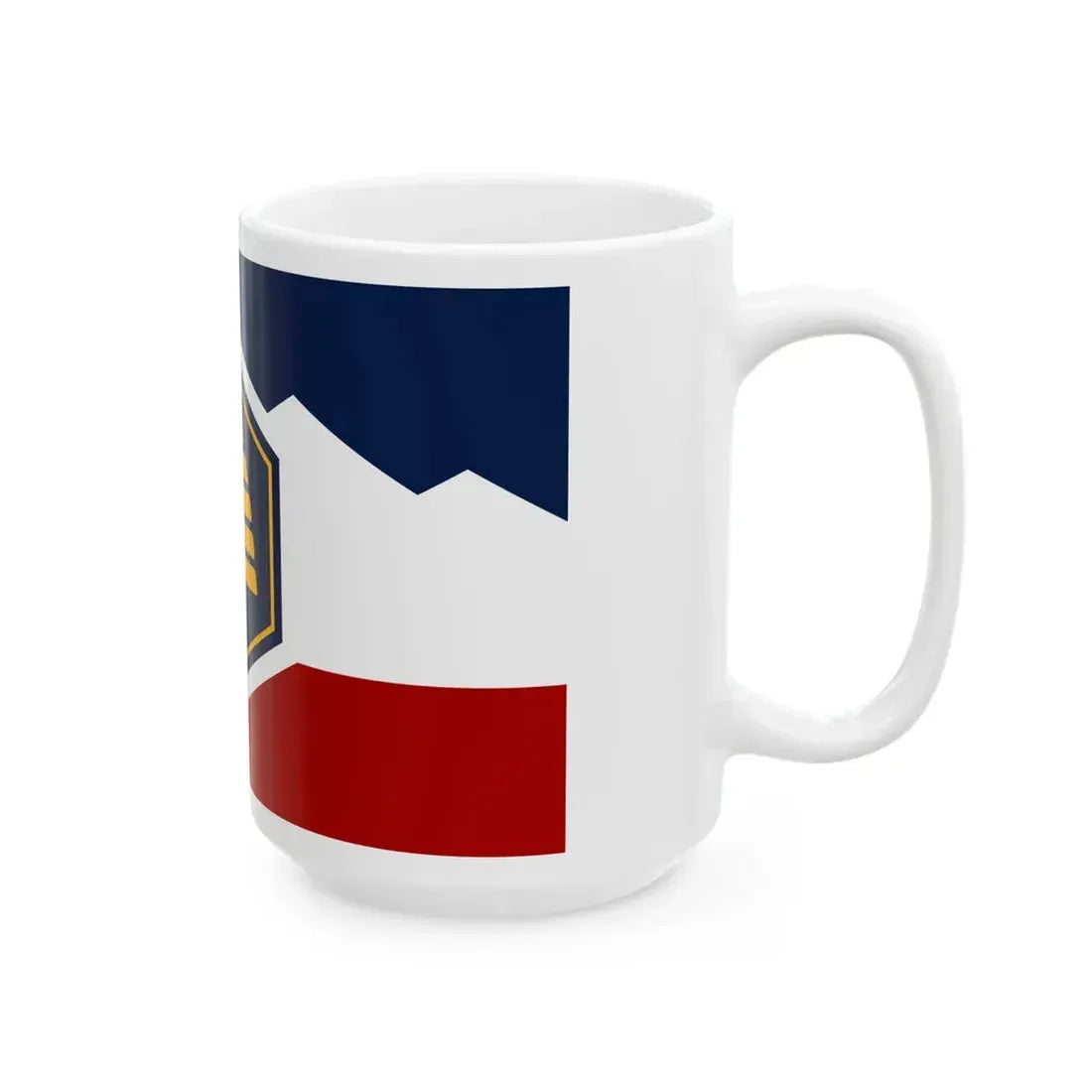 Flag of Utah (United States) White Coffee Mug - Go Mug Yourself