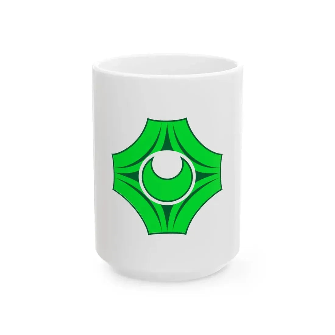 Flag of Utanobori Hokkaido 1962-2006 (Japan) White Coffee Mug 15oz - Go Mug Yourself