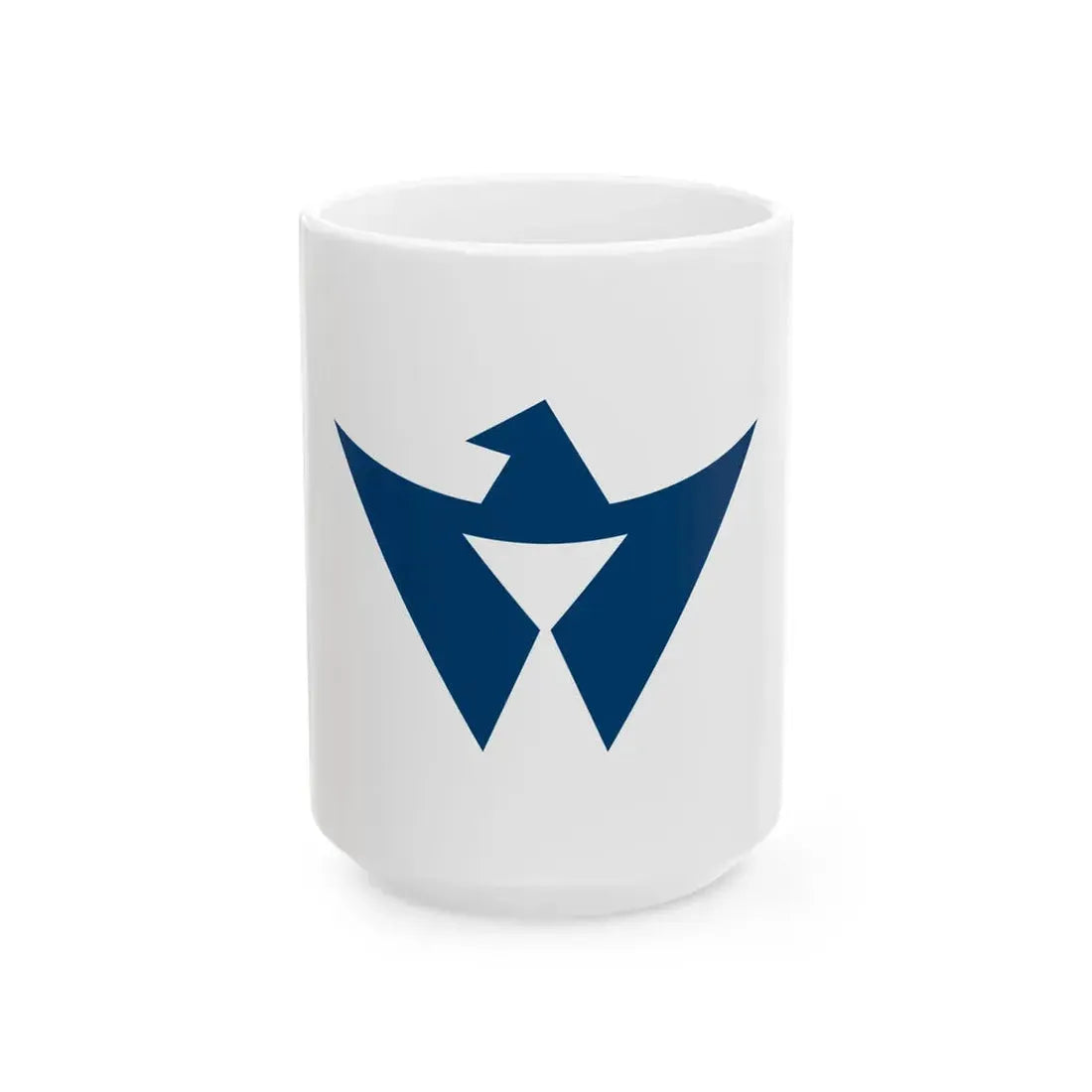 Flag of Utazu Kagawa (Japan) White Coffee Mug 15oz - Go Mug Yourself