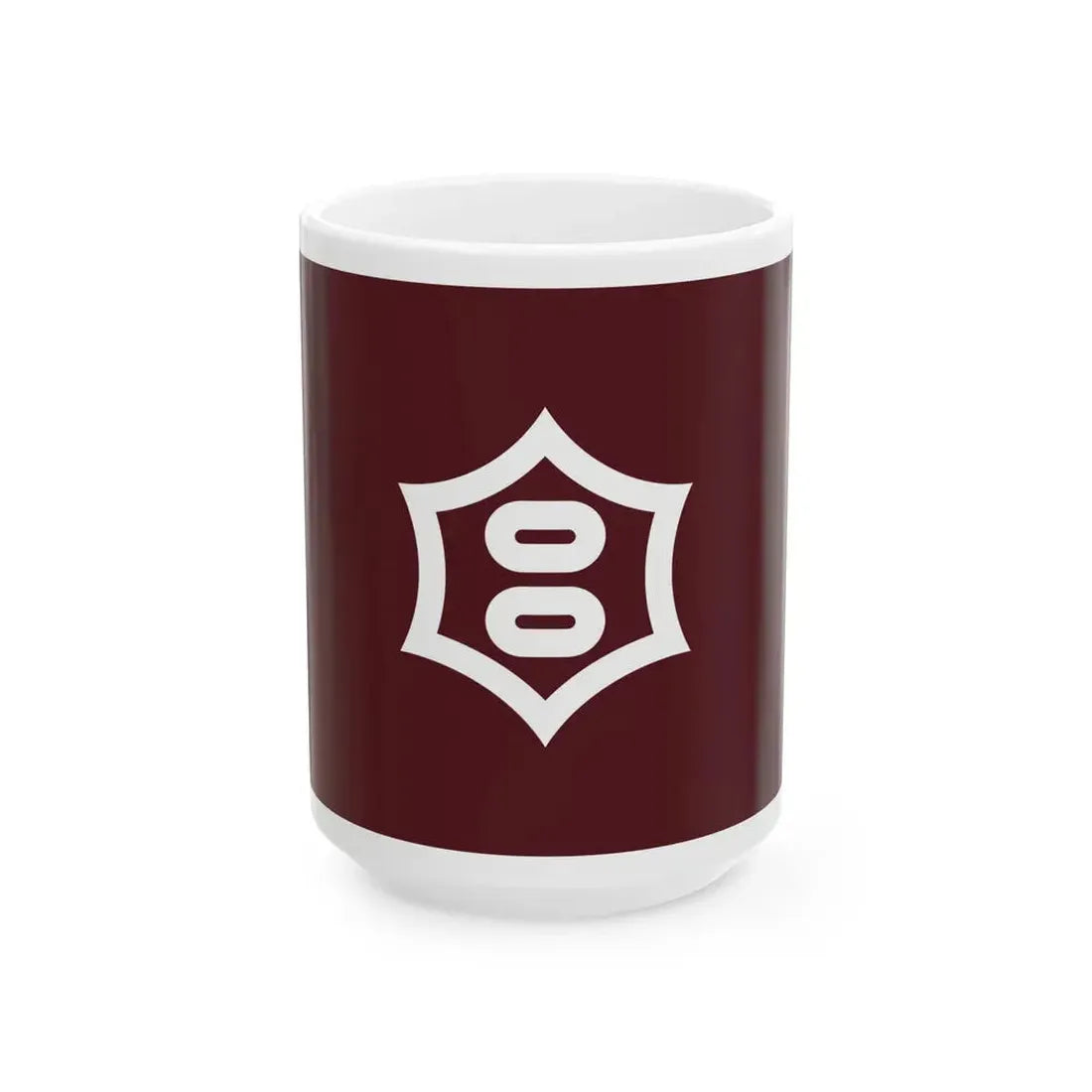 Flag of Utsunomiya Tochigi Japan - White Coffee Mug 15oz - Go Mug Yourself