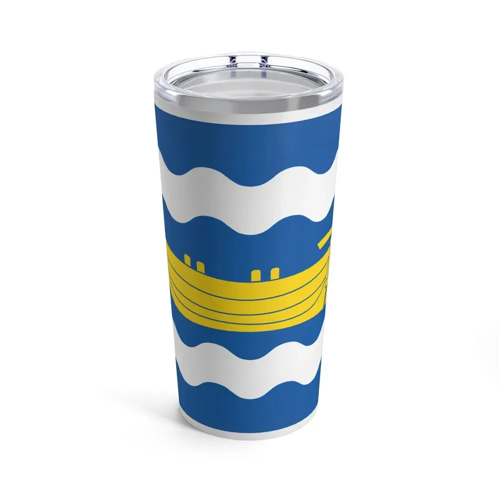 Flag of Uusimaa Finland - Tumbler 20oz 20oz - Go Mug Yourself