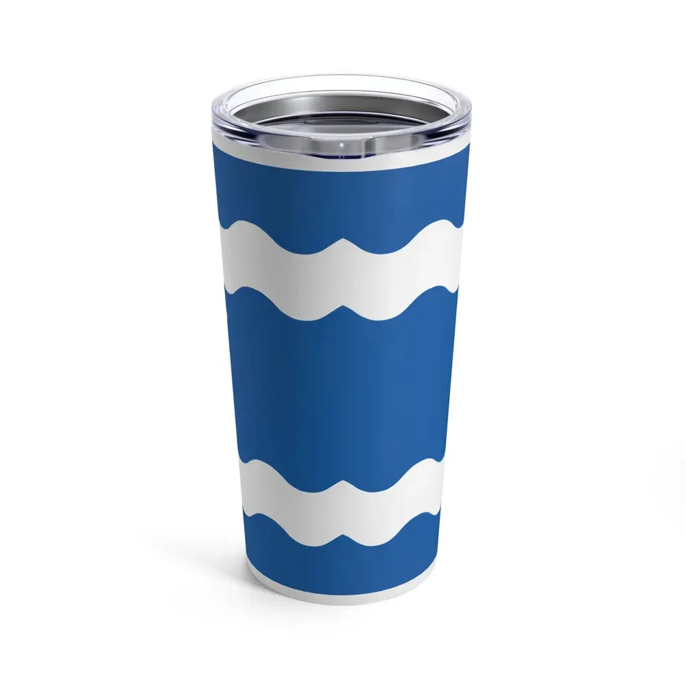 Flag of Uusimaa Finland - Tumbler 20oz - Go Mug Yourself