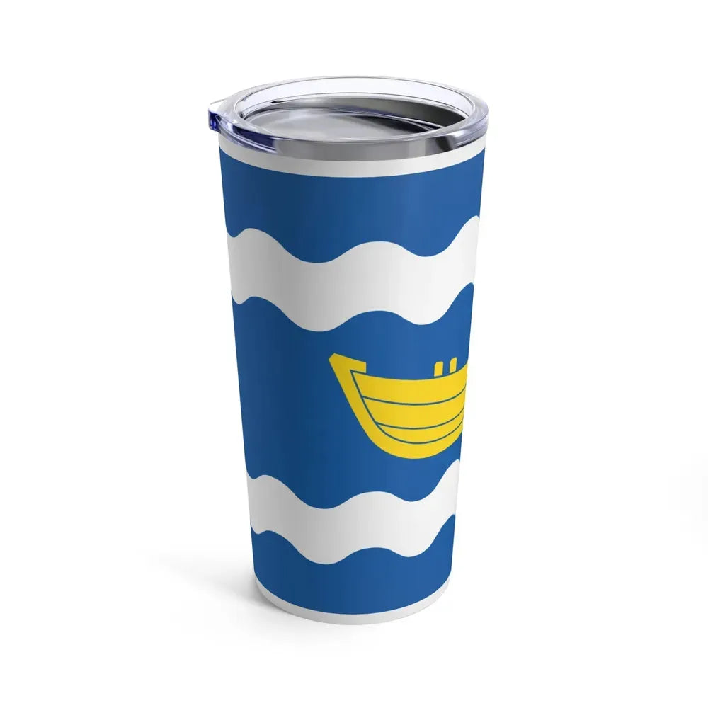 Flag of Uusimaa Finland - Tumbler 20oz - Go Mug Yourself