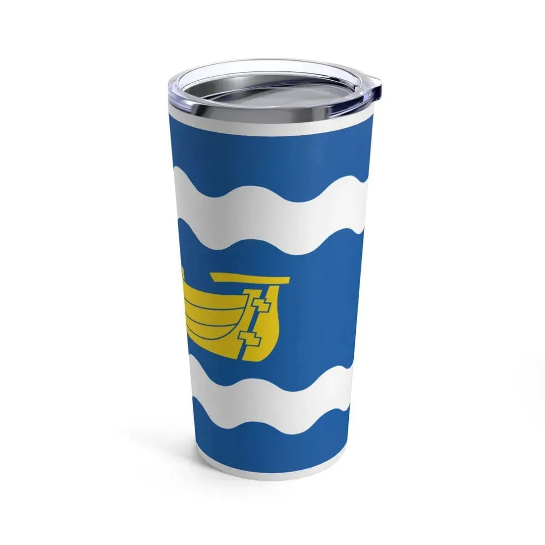Flag of Uusimaa Finland - Tumbler 20oz - Go Mug Yourself